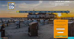 Desktop Screenshot of kurzurlaub.usedom.de