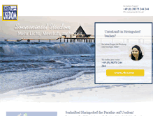 Tablet Screenshot of heringsdorf.usedom.de